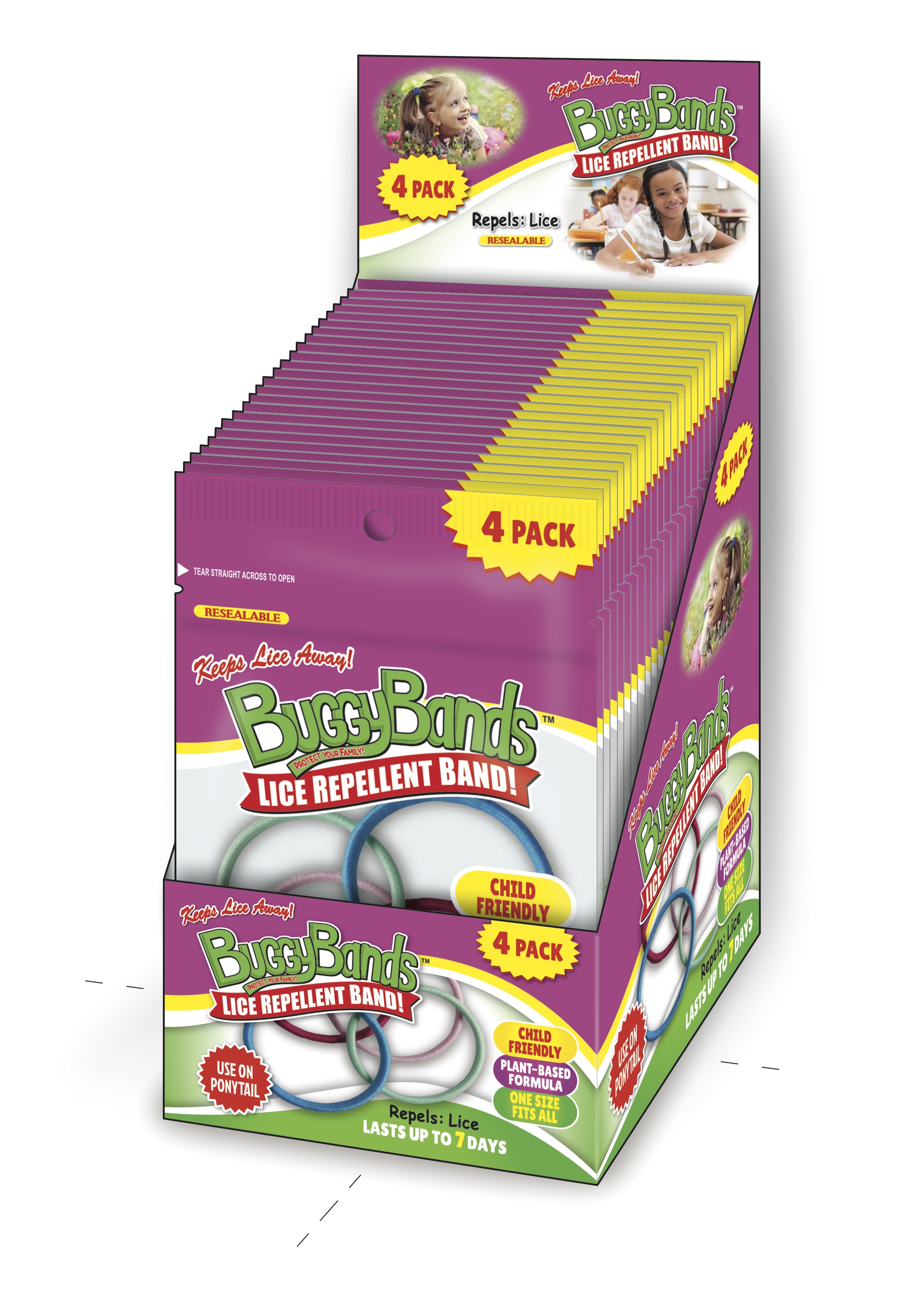 Buggy Bands - Lice Repellent Hair Ties | Pharmaher Healthcare