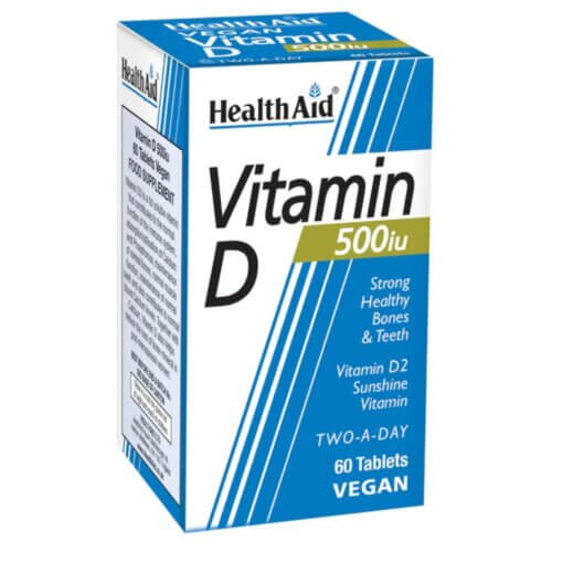 HealthAid® Vitamin D 500iu Tablets (60)